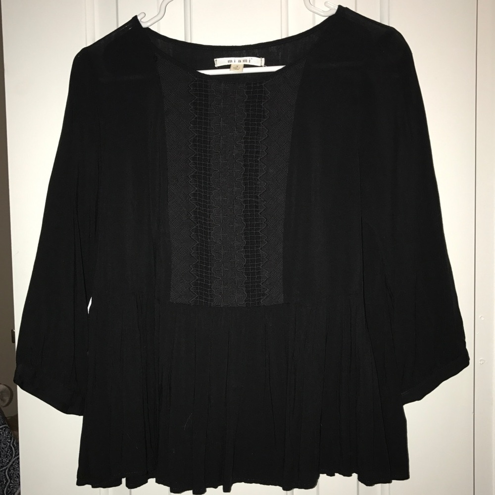 Black Lace Top